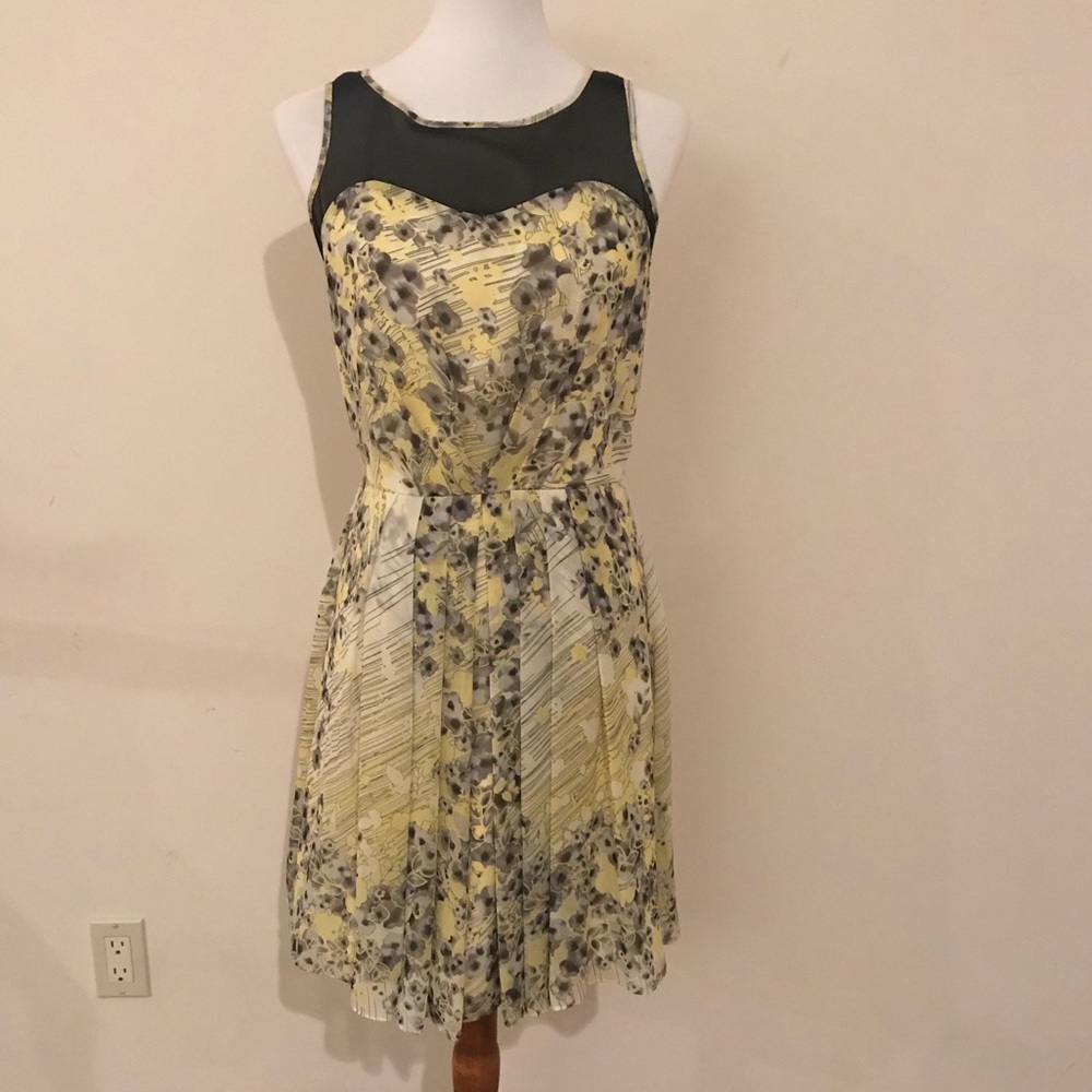 The limited black and yellow dress